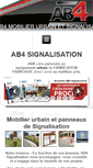 Mobile Screenshot of ab4-signalisation.com